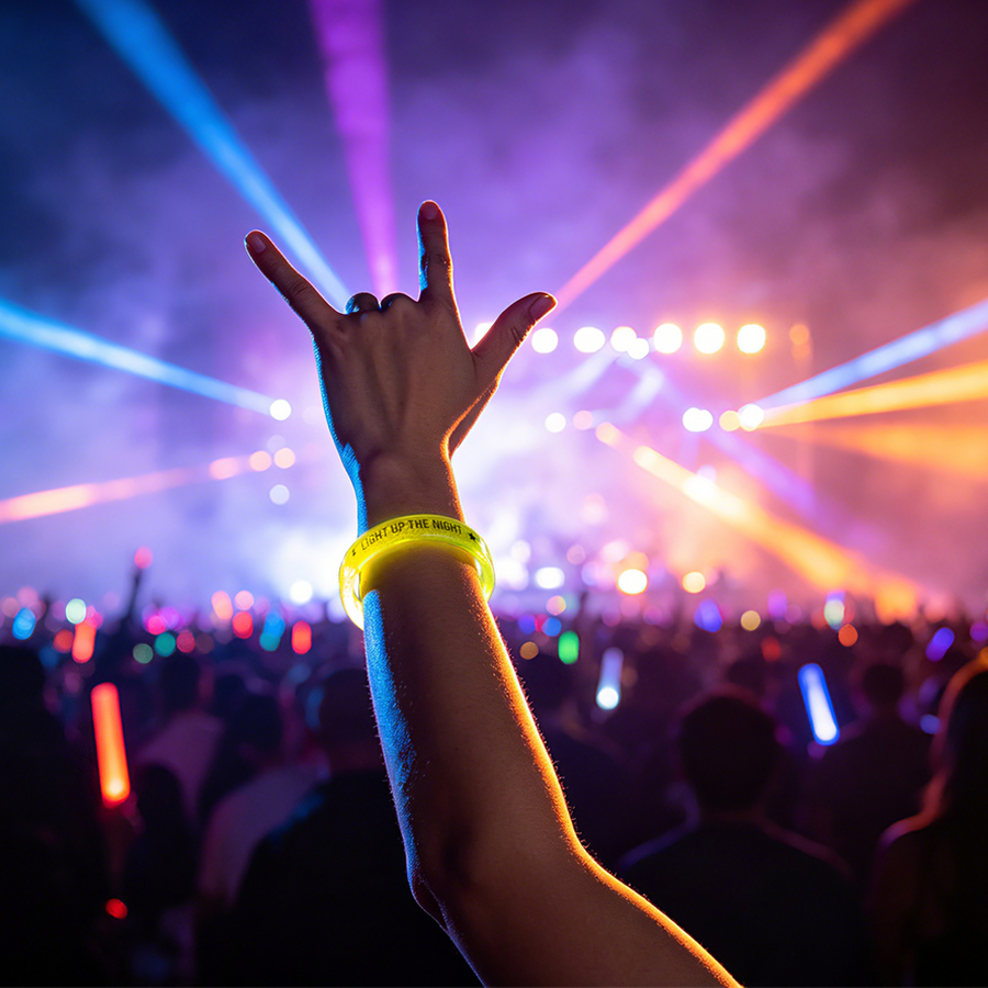 Custom Acrylic Glow Bracelets - Custom Banners Now