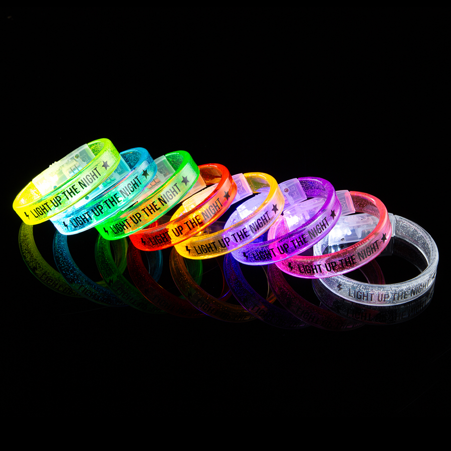 Custom Acrylic Glow Bracelets - Custom Banners Now