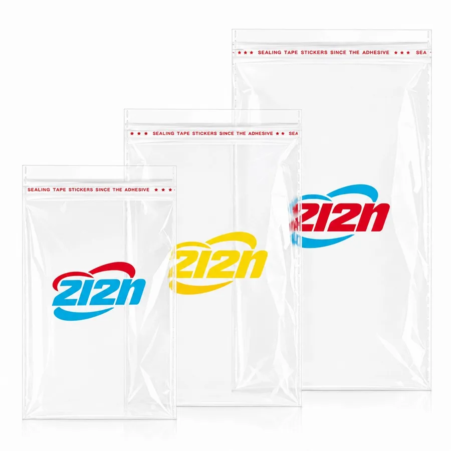 Resealable Clear Poly Bags - Custom Banners Now