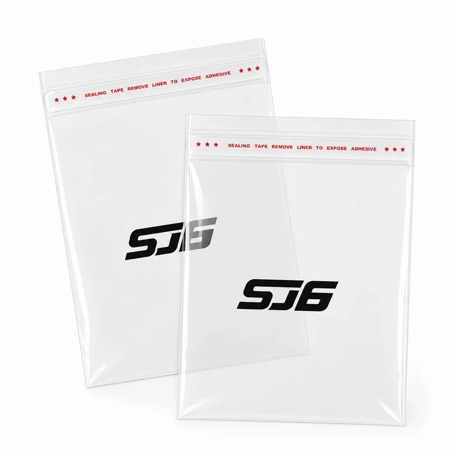 Resealable Clear Poly Bags - Custom Banners Now
