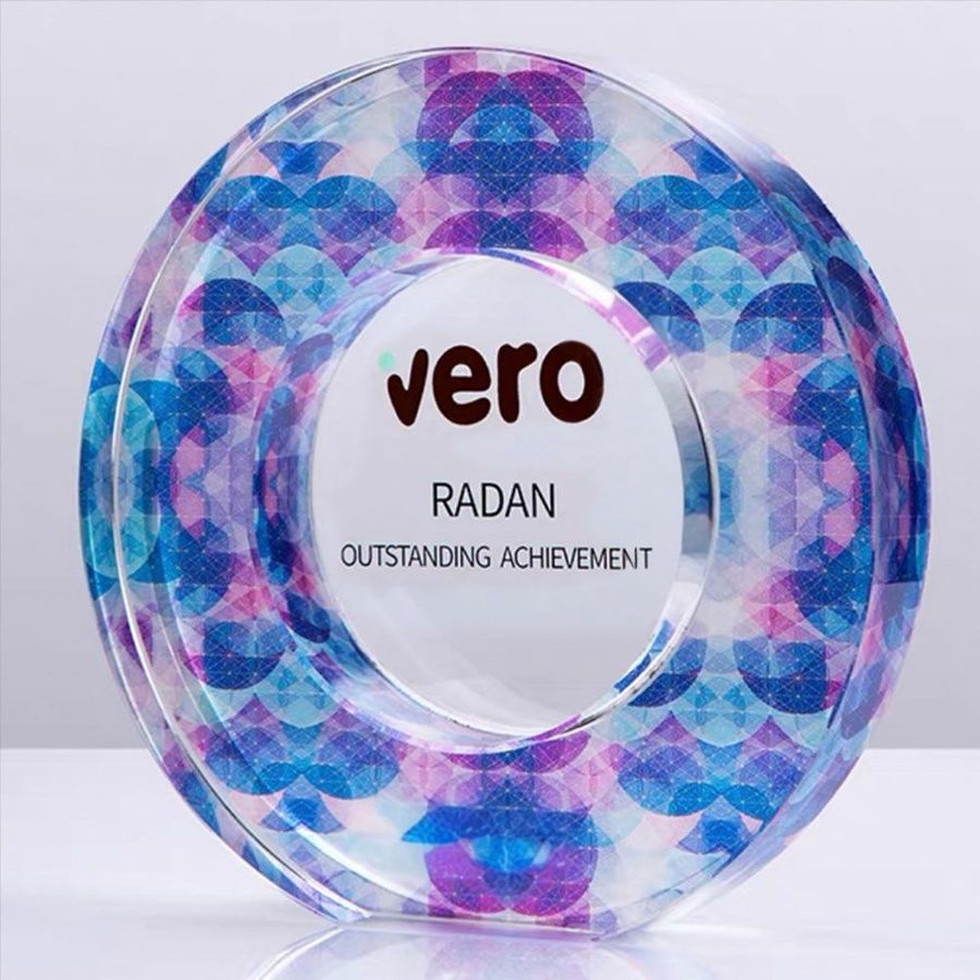 Colored Crystal Trophies - Custom Banners Now