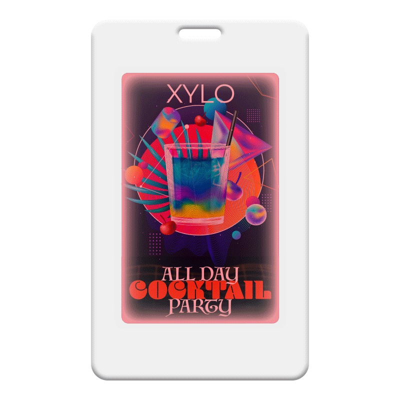 Glow Badge Holder - Custom Banners Now